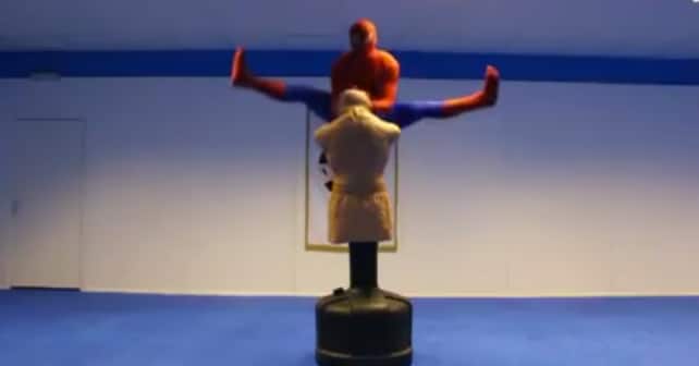 Spiderman is REALLY good at Taekwondo