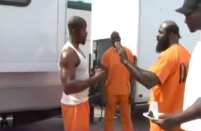 Michael Jai White teaches karate to Kimbo Slice