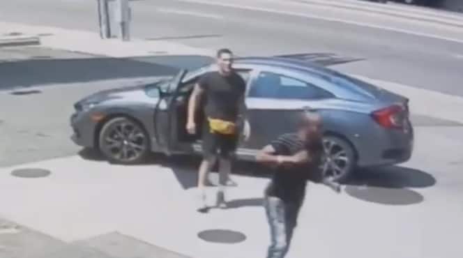 UFC fighter Jordan Williams gives attempted car thief two knees and a soda