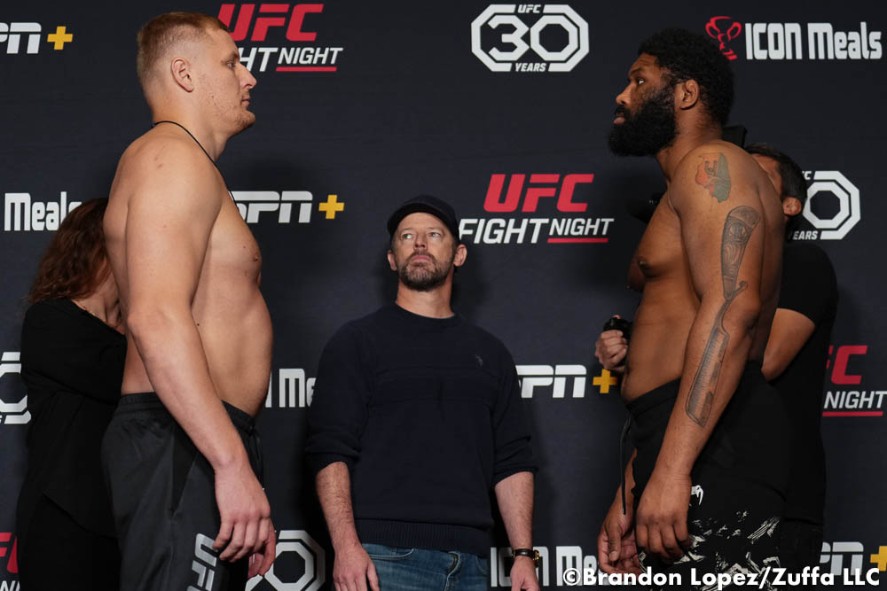 Photos: UFC Fight Night 222 official weigh-ins, faceoffs