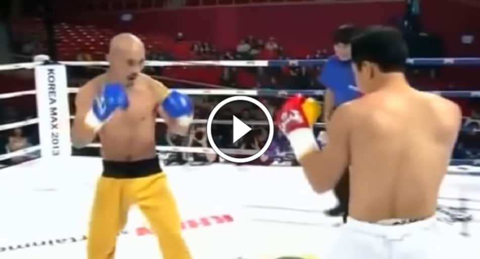 Shaolin ‘monk’ takes on a Taekwondo master