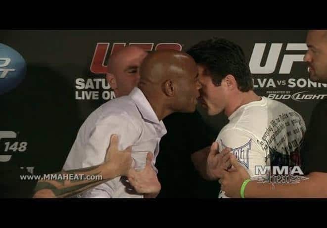Silva and Sonnen face off