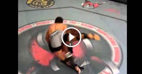 Silva hits slick move on training partner