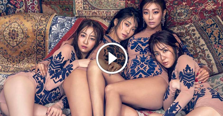 Korean girl group tries out self-defense weaponry