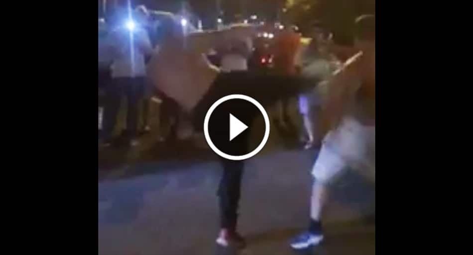 Skilled guy vs. much heavier opponent