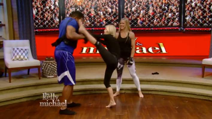 Holly Holm on ‘Live with Kelly and Michael’