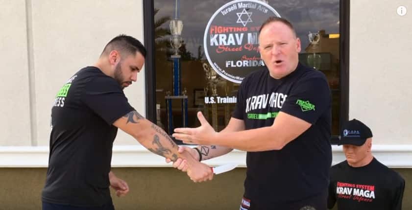 Knife attack defenses by Krav Maga Street Defence