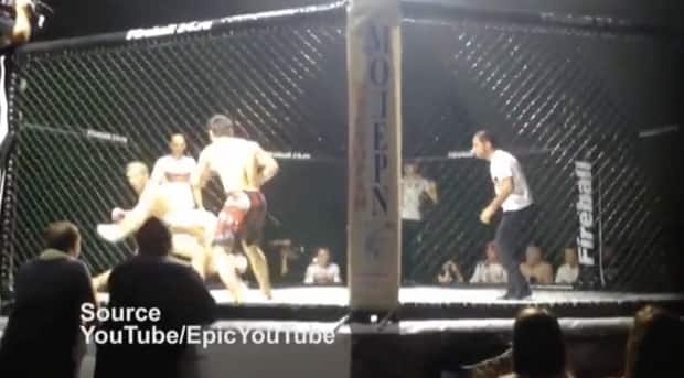 Russian fighter knocks out two opponents in three seconds