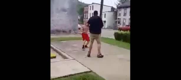 Technique overcomes size and strength in backyard fight