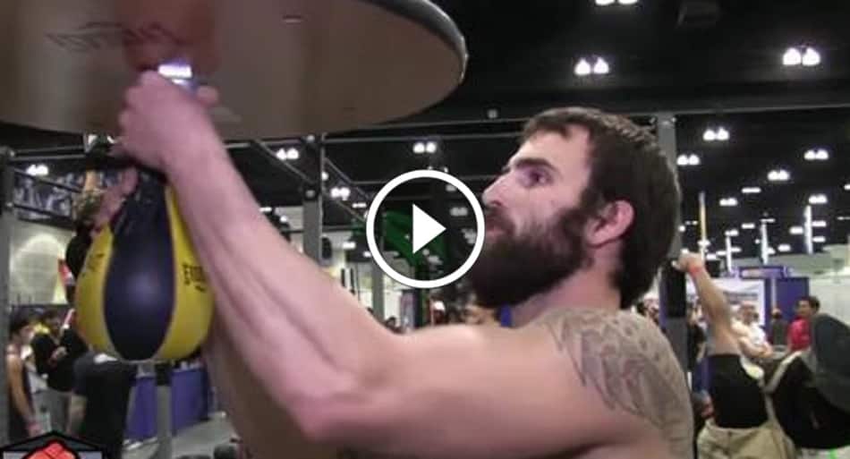 Mystery man performs CRAZIEST speed bag routine ever