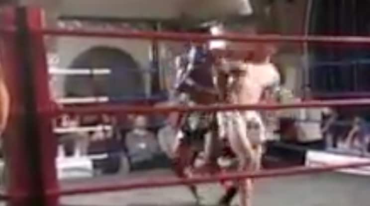 Spinning Elbow Knockout!