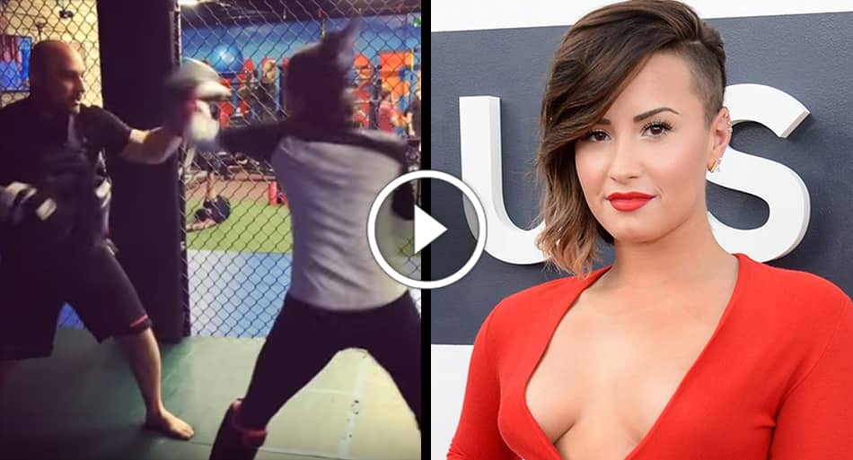 Superstar Demi Lovato serious about an MMA fight
