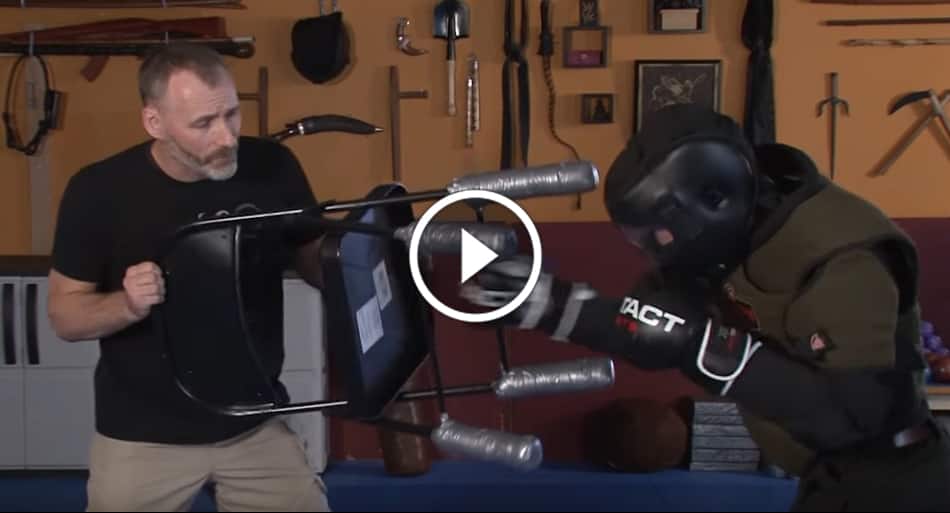 How to use a chair to defend yourself