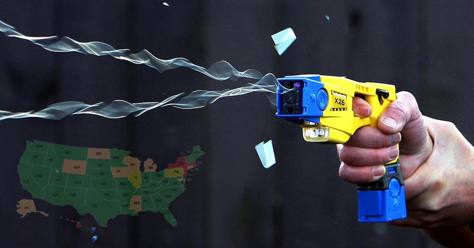Is your state one of the 45 where TASERs are legal?