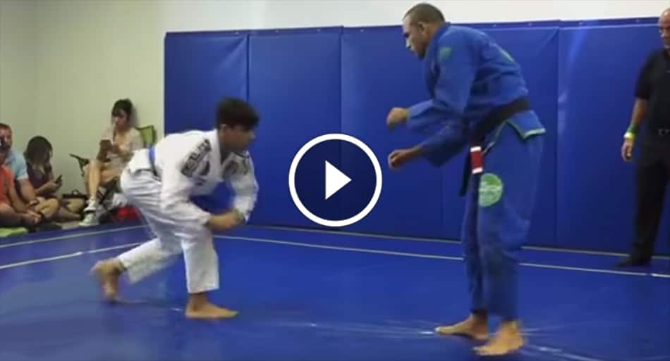Teenage blue belt beats Jiu-Jitsu black belt