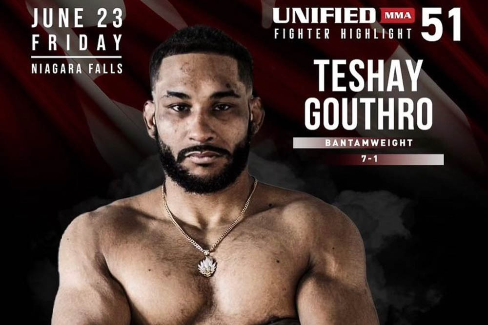Teshay Gouthro hopes to put on a beautiful performance on UFC Fight Pass