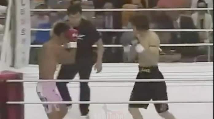 Taekwondo vs. Muay Thai ends in a knockout