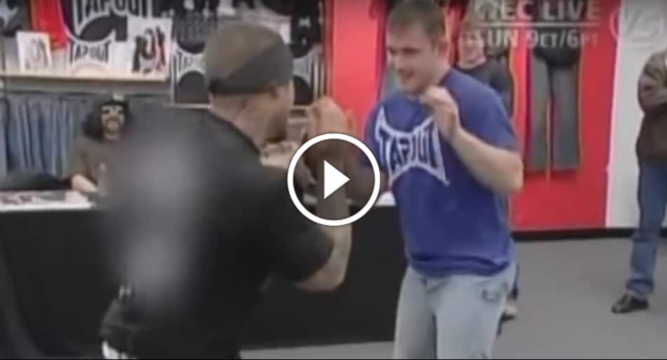 The time Matt Hughes squared up against ‘Punkass’ from Tapout