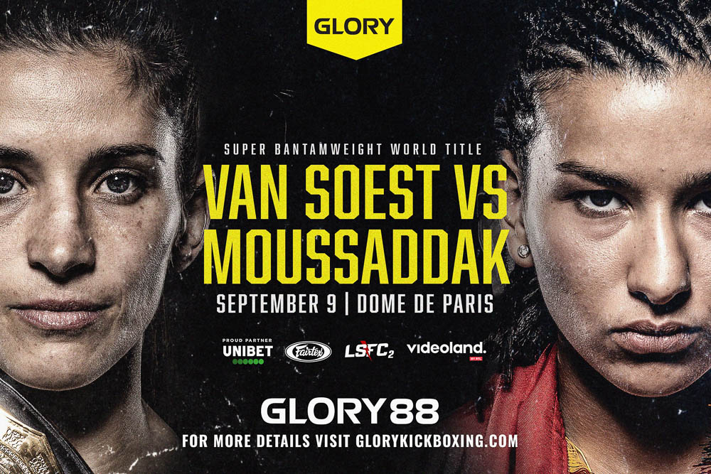 Tiffany van Soest vs. Sarah Moussaddak 2 set for GLORY 88 in Paris