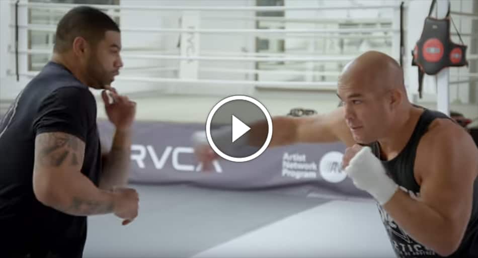 Tito Ortiz mixing it up with pro football star Shawn ‘Lights Out’ Merriman