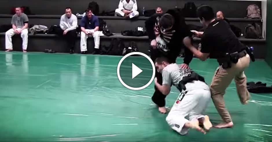 Reality training: 2 Cops attempt to detain 1 MMA fighter