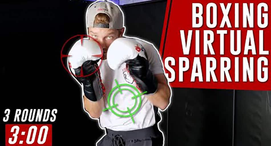 Try 3 rounds of virtual sparring (boxing) – Can you hit him?