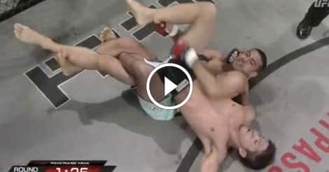 Guy DeLumeau hits rarest submission in MMA