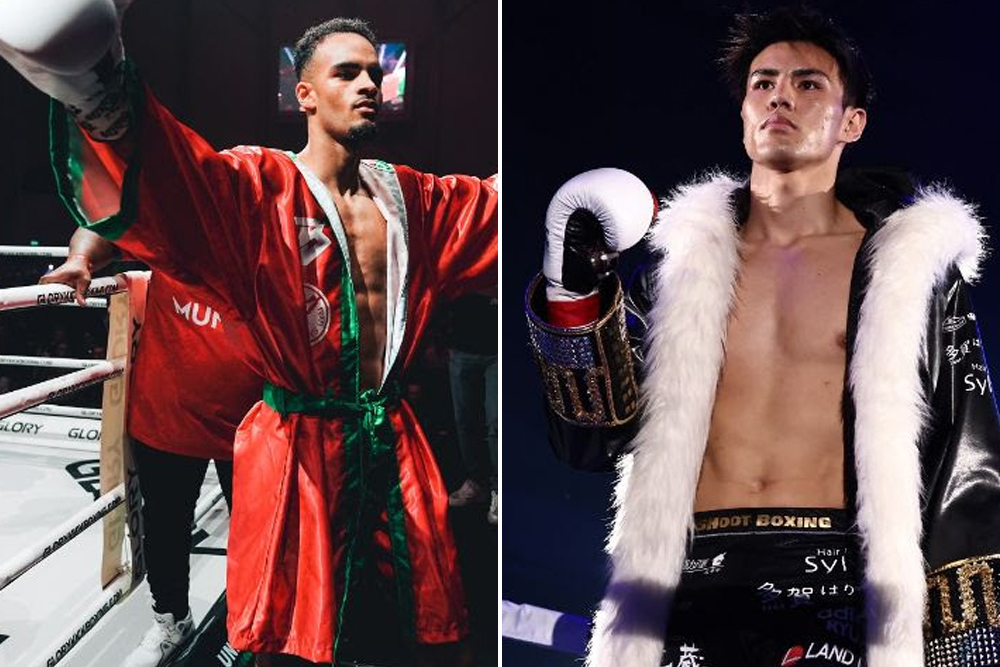 Lightweight champ Tyjani Beztati defends title against Kaito Ono at GLORY 87