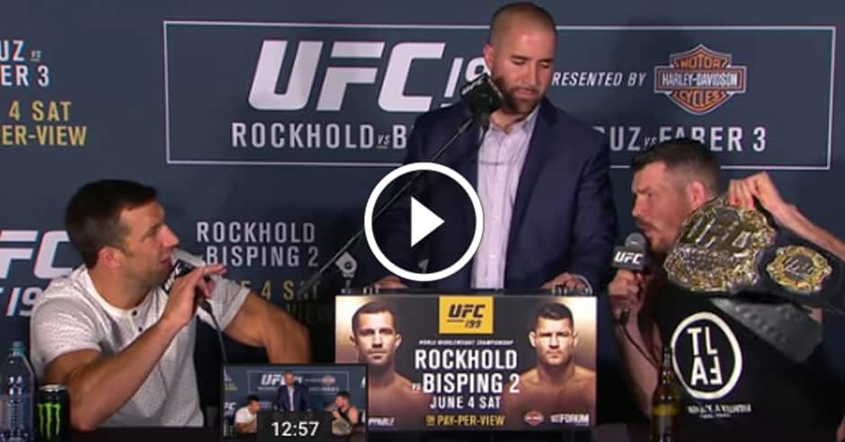 Rockhold wants to kill F@$%ing PO$, maggot, d!$% Bisping