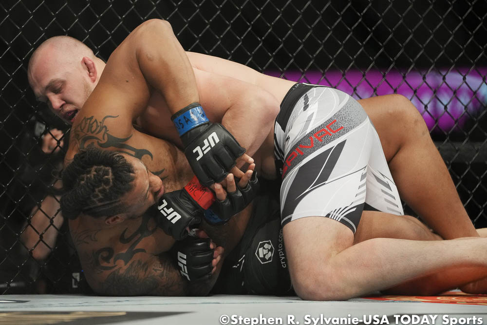 UFC 272 photos: Serghei Spivac def. Greg Hardy