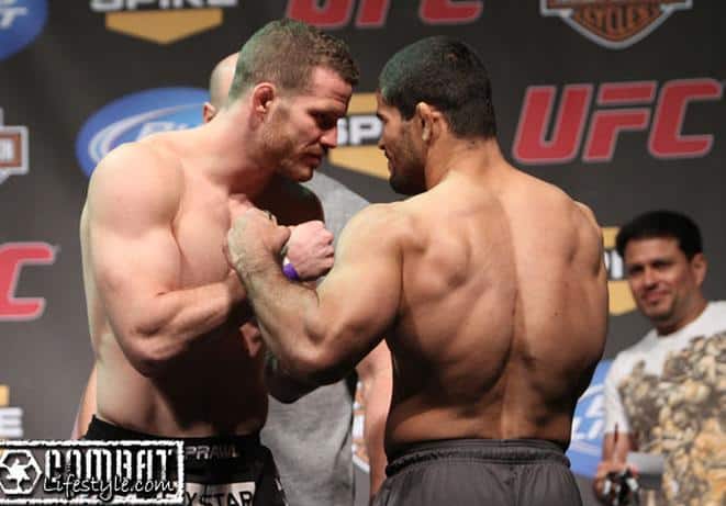 UFC Fight Night 22 weigh-in results, Escudero vs. Oliveira at catchweight