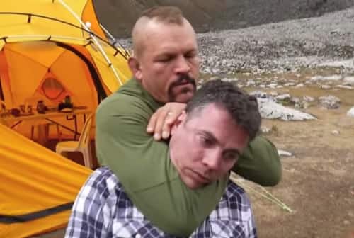 UFC legend Chuck Liddell chokes out Steve-O from Jackass