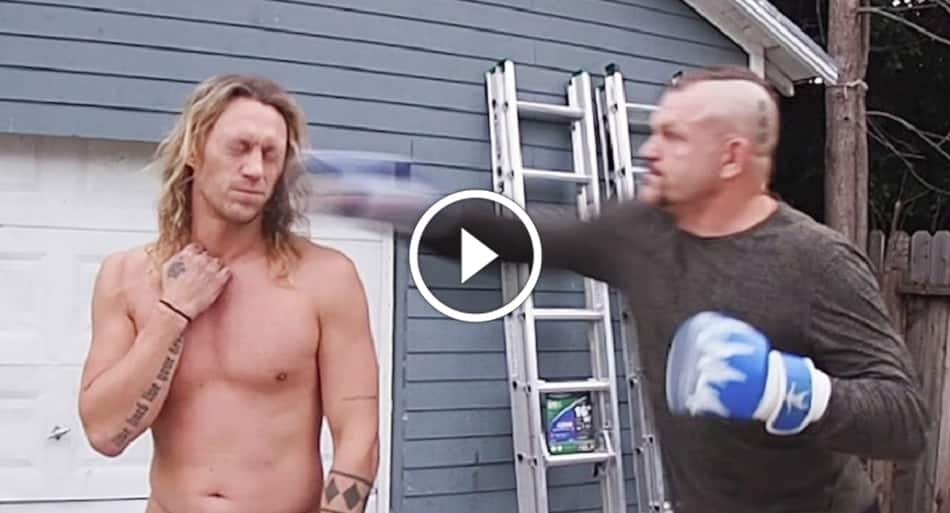 UFC legend Chuck Liddell lets ‘The Dudesons’ feel his power