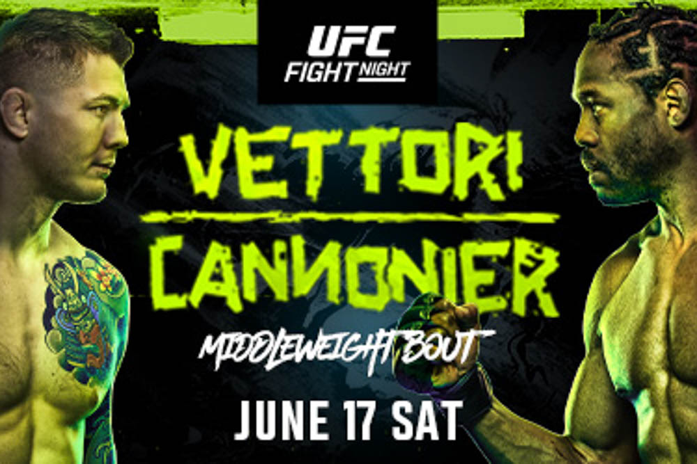 UFC on ESPN 46 lineup set: Top 5 middleweights Marvin Vettori, Jared Cannonier collide at UFC Apex
