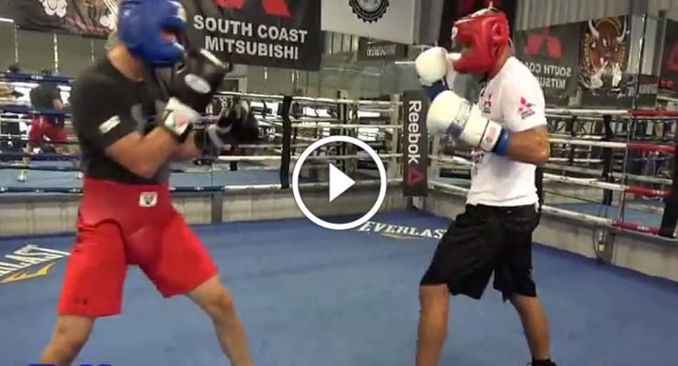 UFC Star Jose Aldo spars with Mexican Olympic boxer