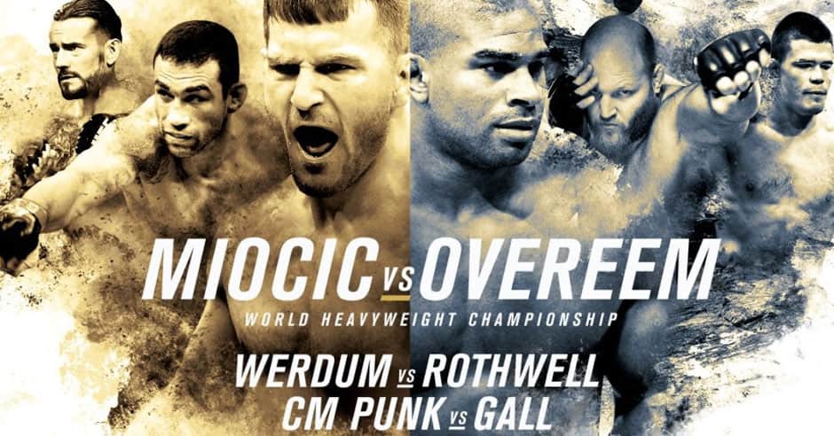 Complete UFC 203 results