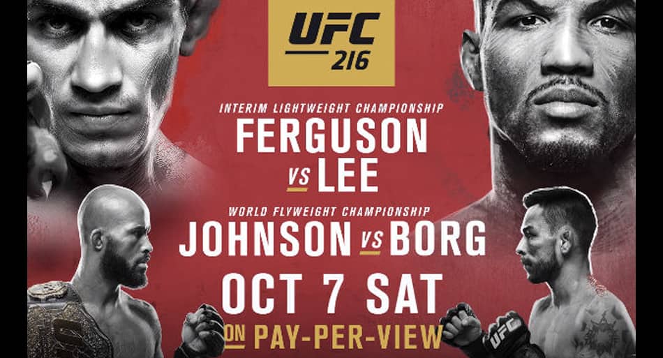 Complete UFC 216 results