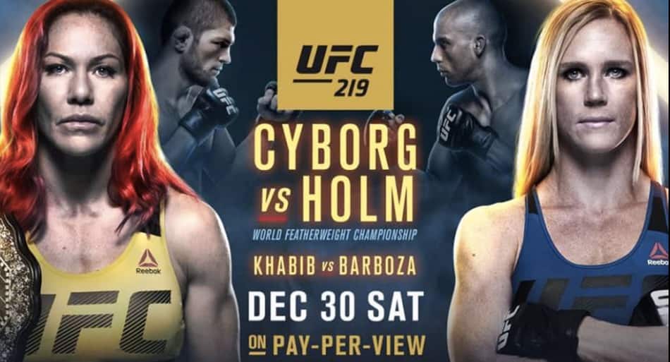 Complete UFC 219 results