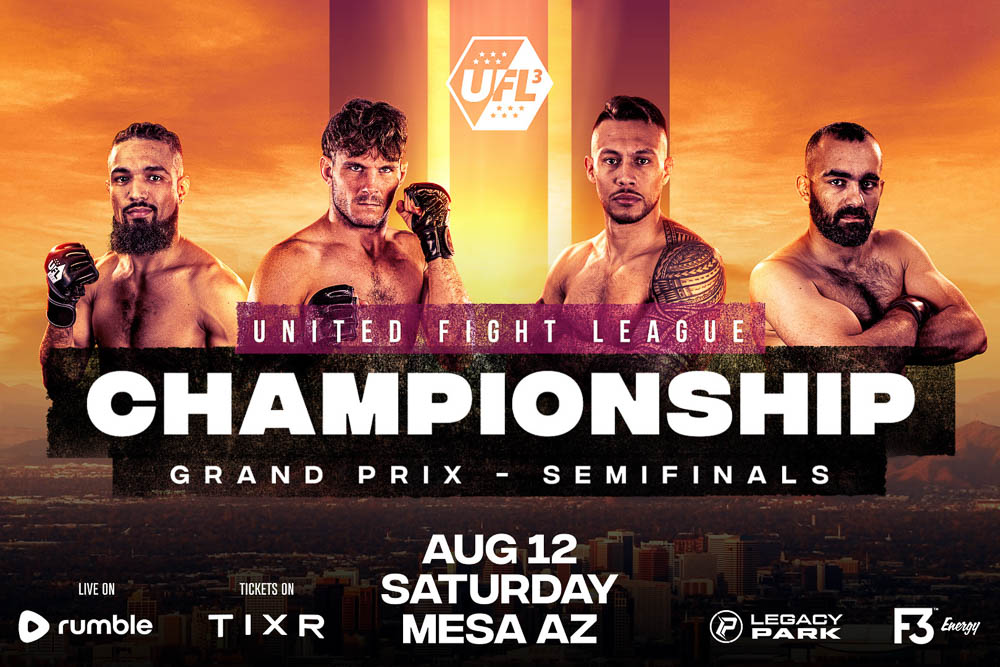 United Fight League 3 set for August 12 in Mesa, Arizona