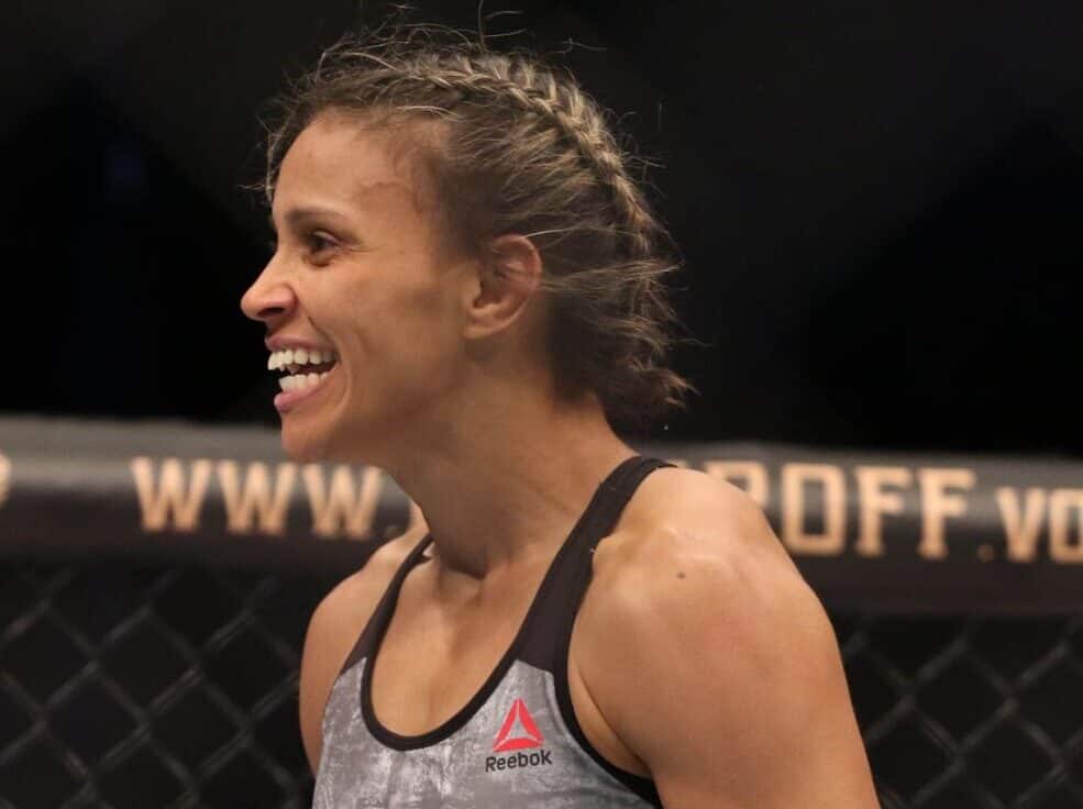 WATCH: Amanda Lemos destroys Montserrat Conejo in round 1 at UFC Vegas 31