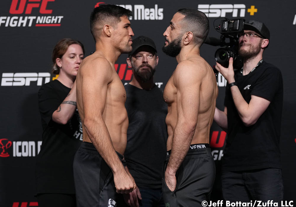 Photos: UFC on ESPN 34 official weigh-ins, faceoffs