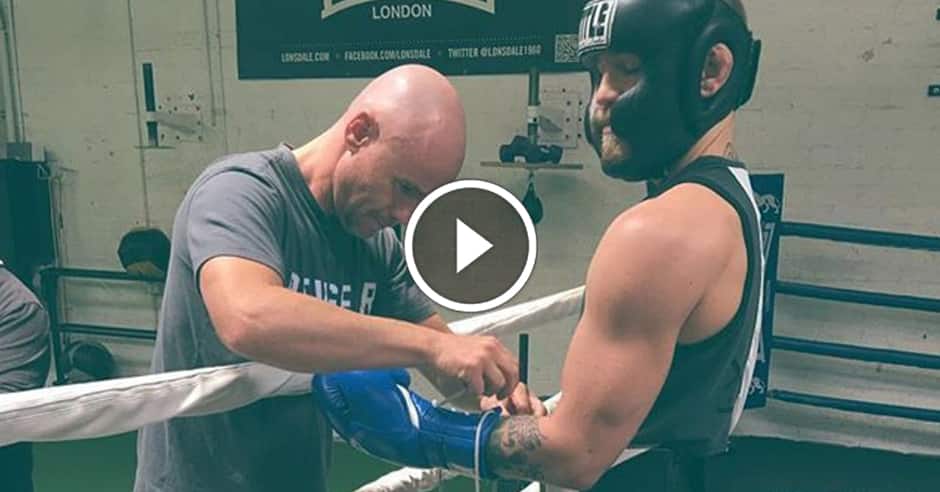 Conor McGregor sparring footage ahead of UFC 202 bout
