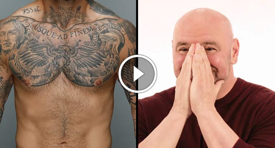 Watch Dana White try to guess UFC fighters’ tattoos