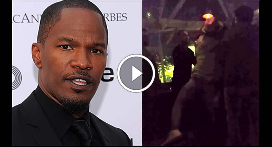 Hollywood star Jamie Foxx chokes attacker with RNC