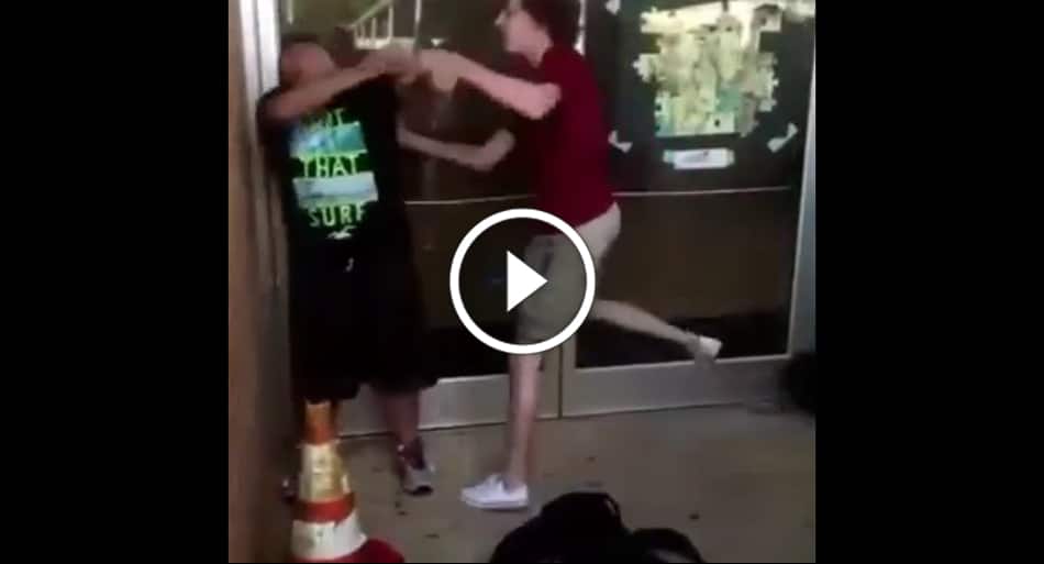 Karma steps in to help bullied school kid