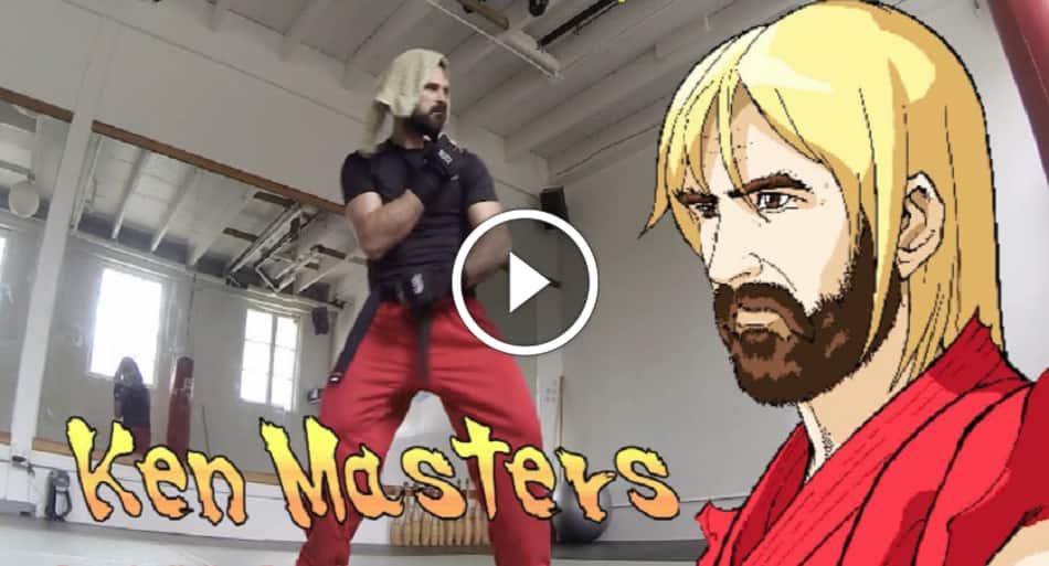 Ken’s Street Fighter moves performed flawlessly