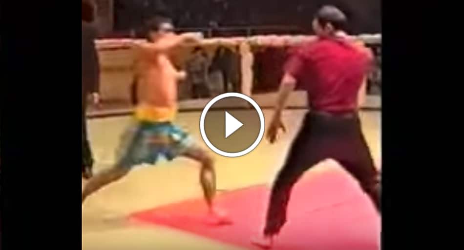 Kung fu practitioner takes on MMA fighter in NHB bout