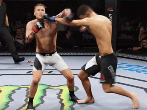 Watch Nate Diaz vs Justin Bieber in EA’s UFC 2
