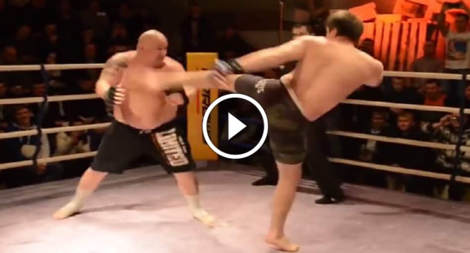 Old school Vale Tudo guy gets owned in modern MMA fight