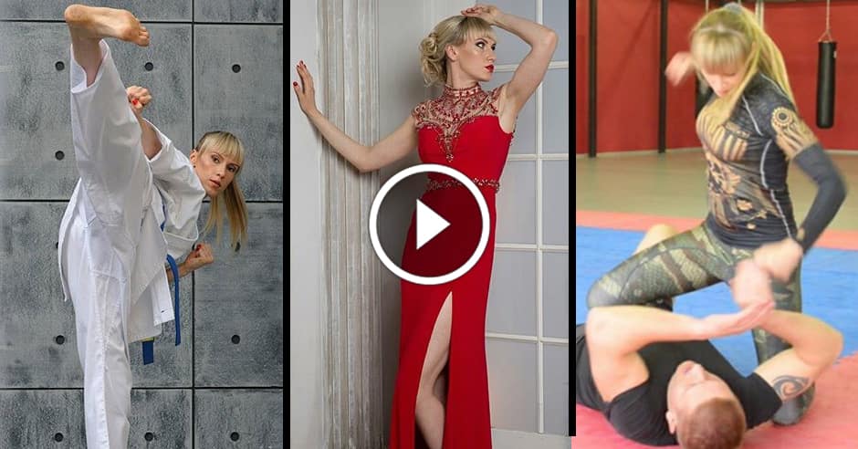 Russian fashion model displays awesome martial arts skills